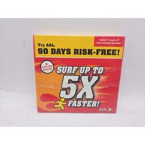 America Online Collectible Install Disc Vintage AOL CD New Sealed Mailer